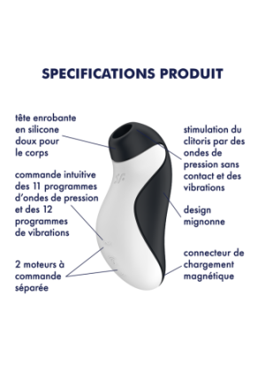 Stimulateur de clitoris ORCA USB Satisfyer - CC597818